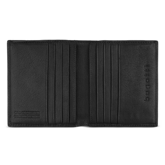 bugatti Black Magic Portfel Ochrona RFID Skórzany 10 cm