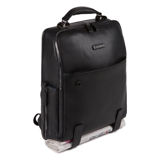 Piquadro Modus Special Plecak Skóra 40 cm Komora na laptopa