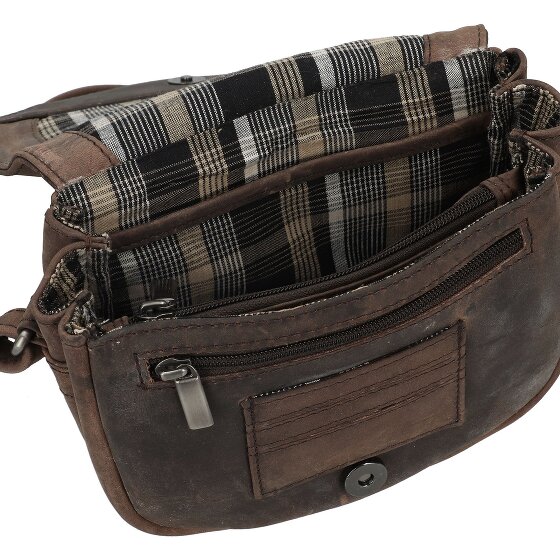 Harold's Antyczna skórzana torba na ramię 21 cm