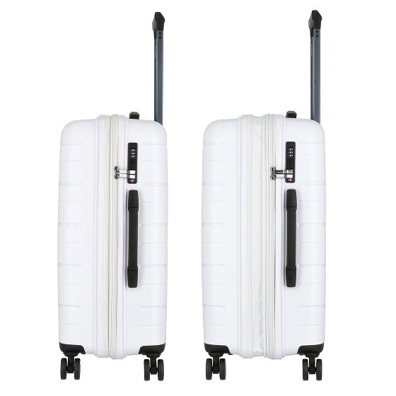 Polestream Strz by Asteroid 4 kółka Walizka M 64 cm z plisą rozprężną