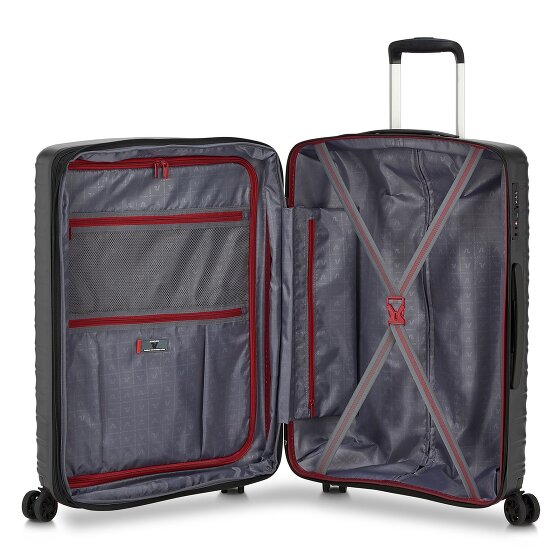 Roncato Wave 4 kółka Walizka 65 cm z plisą rozprężną