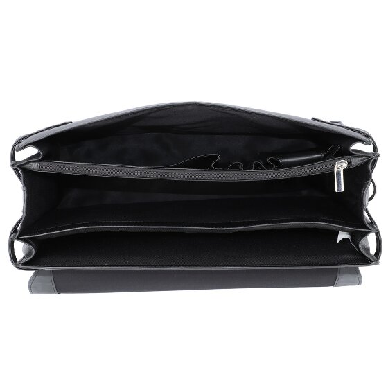 Alassio Skórzana aktówka Monza z przegrodą na laptopa 38 cm