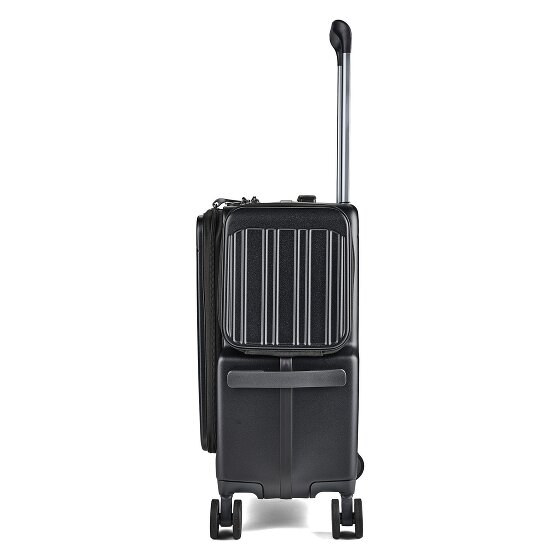 Piquadro PQ-Light 4 kółka Walizka kabinowa 55 cm Komora na laptopa