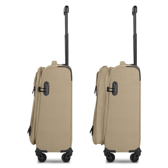 Smartbox Edition 04 4 kółka Walizka kabinowy 56 cm z plisą rozprężną