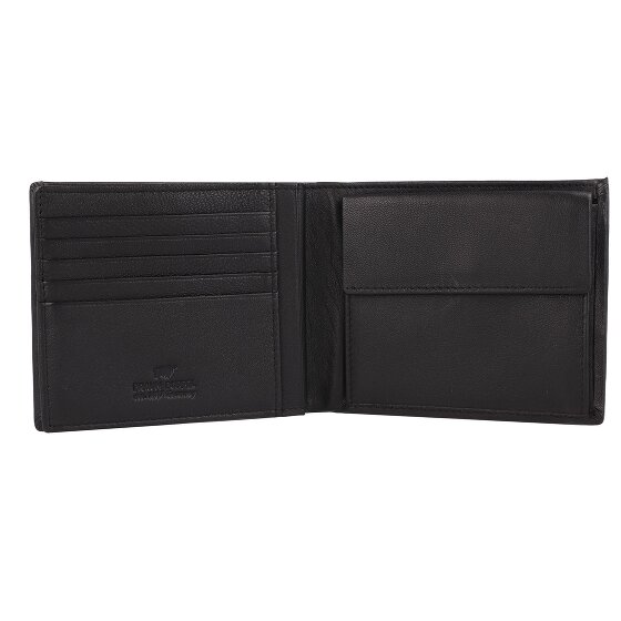 Braun Büffel Hannes Portfel Ochrona RFID Skórzany 12 cm