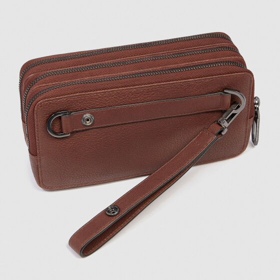 Piquadro Cronus Kosmetyczka Skórzany 19.5 cm