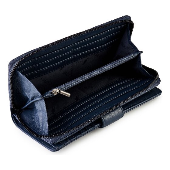 Jack Kinsky Livorno 1026 Portfel Ochrona RFID Skórzany 9.5 cm