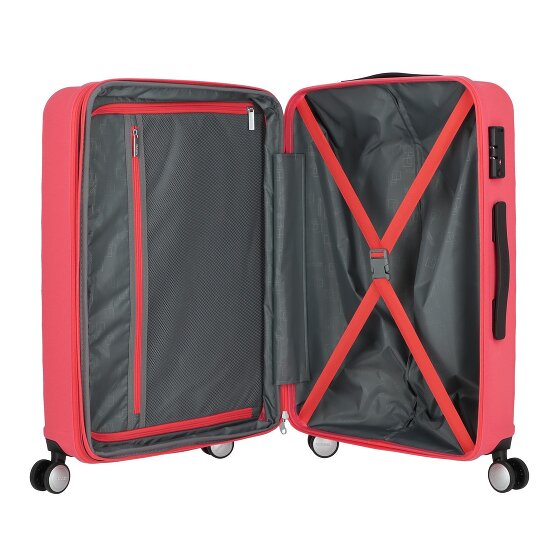 American Tourister Summer Square 4 kółka Walizka 67 cm z plisą rozprężną