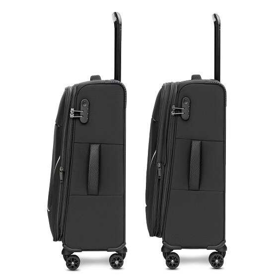 Stratic taska zestaw walizek na 4 kółkach 3 szt. z elastyczną plisą