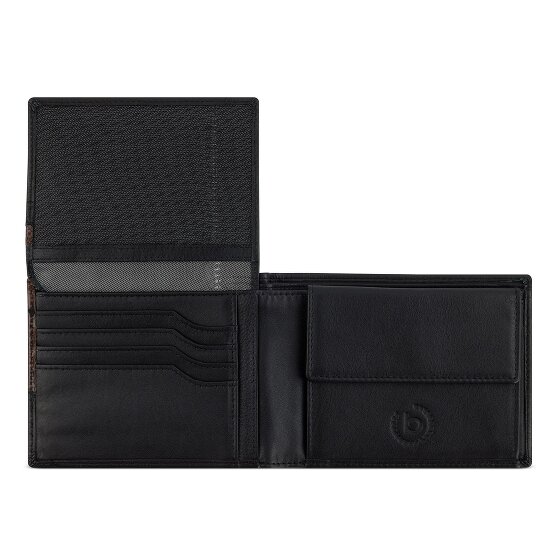 bugatti Corso DeLuxe Portfel Ochrona RFID Skórzany 12.5 cm