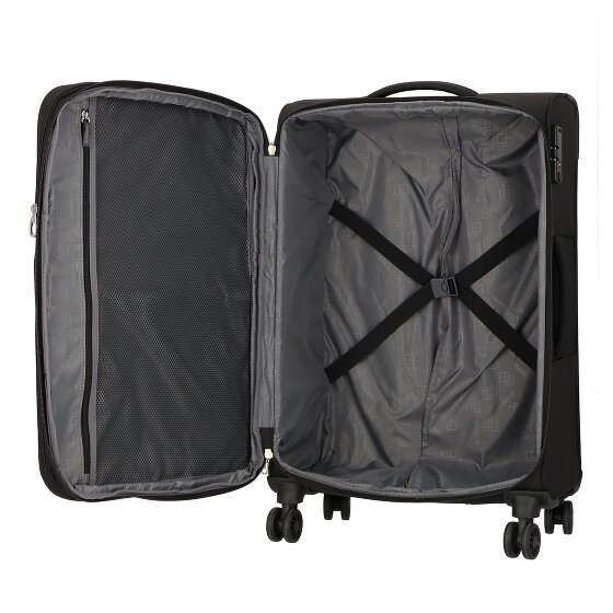 American Tourister Star Max 4 kółka Zestaw walizek 3-części z plisą rozprężną