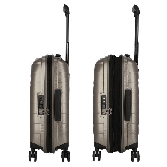 Samsonite Attrix 4 kółka Walizka kabinowy 55 cm z plisą rozprężną