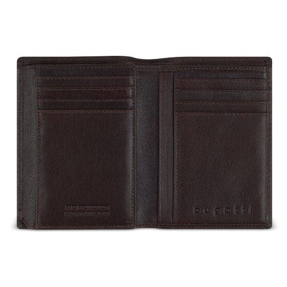 bugatti Neaples Portfel Ochrona RFID Skórzany 9 cm