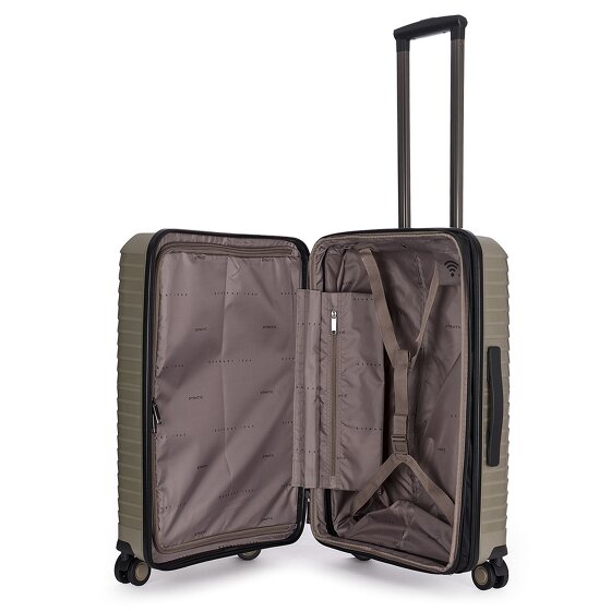 Stratic Bright+ 4 kółka Walizka M 66 cm z plisą rozprężną