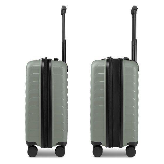 d&n Toronto 4 kółka Walizka kabinowy S 54 cm z plisą rozprężną