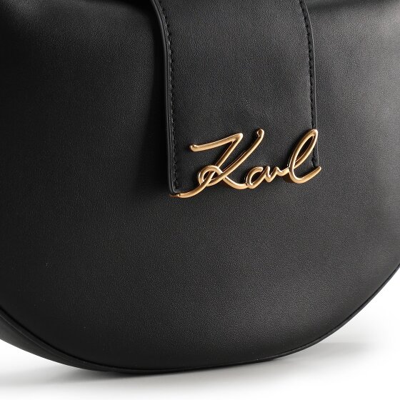 Karl Lagerfeld Signature Torba na ramię Skórzany 27 cm