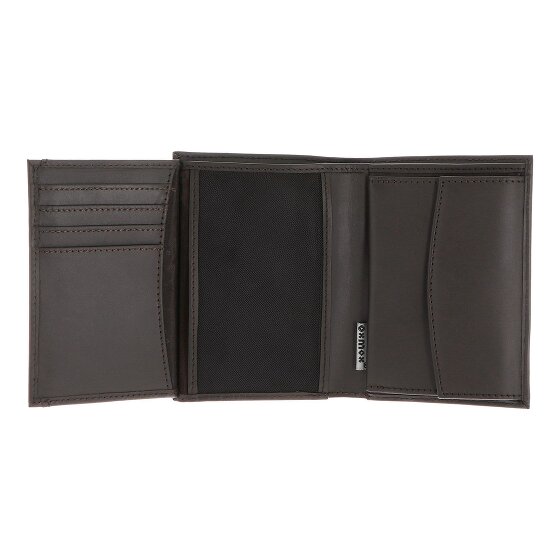 oxmox Leather Portfel Ochrona RFID Skóra 10 cm