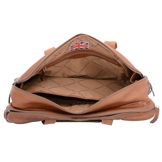 The Chesterfield Brand Wax Pull Up Teczka Skórzany 44 cm Komora na laptopa