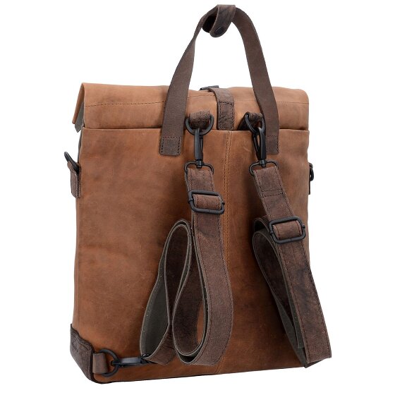 Harold's Teczka Twister z funkcją plecaka Skórzana komora na laptopa 34 cm