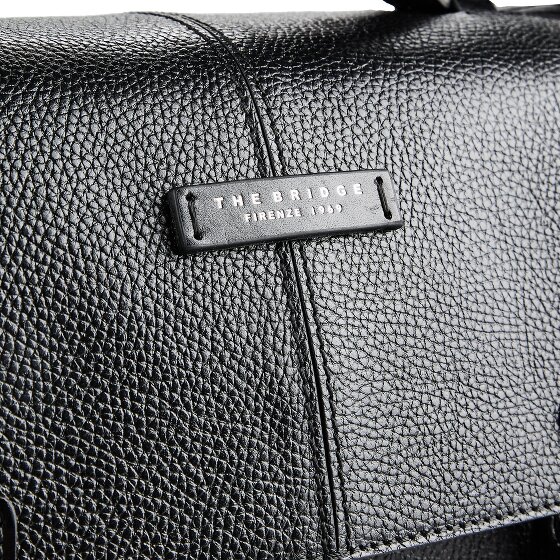 The Bridge Biagio Briefcase Messenger Skóra 41 cm Komora na laptopa