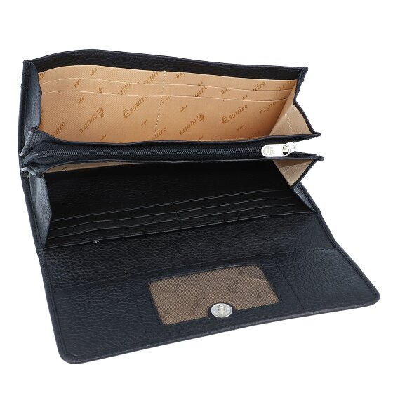 Esquire Skórzany portfel Verona RFID 19 cm