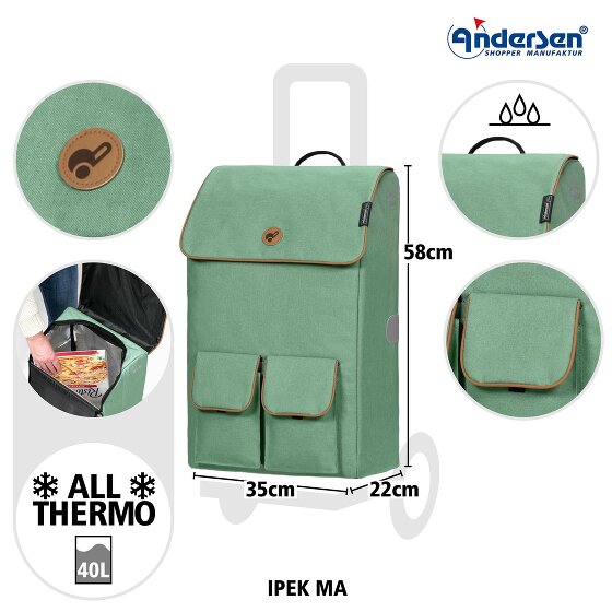Andersen Shopper Royal Shopper Ipek Ma Walizka na zakupy 58 cm
