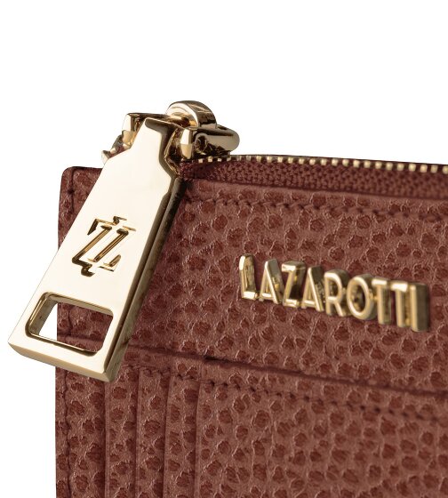 Lazarotti Skórzane etui na klucze Bologna Skórzane etui na klucze 11,5 cm z przegródką na przywieszkę powietrzną