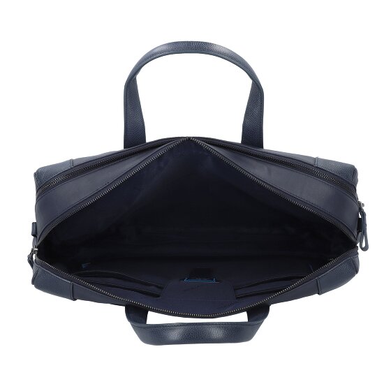 Piquadro Teczka Skórzany 43.5 cm Komora na laptopa