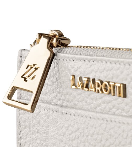 Lazarotti Skórzane etui na klucze Bologna 11,5 cm z przegródką na przywieszkę powietrzną