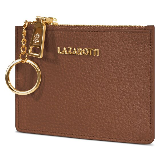 Lazarotti Bologna Leather Portfel z kluczem Skórzany 11.5 cm