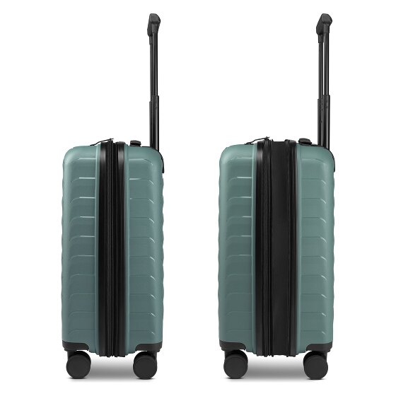 d&n Toronto 4 kółka Walizka kabinowy S 54 cm z plisą rozprężną