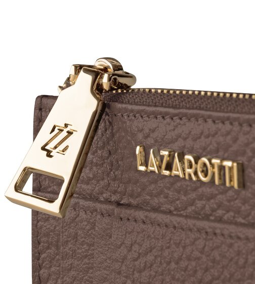 Lazarotti Skórzane etui na klucze Bologna Skórzane etui na klucze 11,5 cm z przegródką na przywieszkę powietrzną