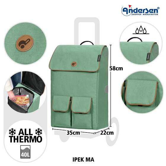 Andersen Shopper Royal Shopper Ipek Ma Walizka na zakupy 58 cm