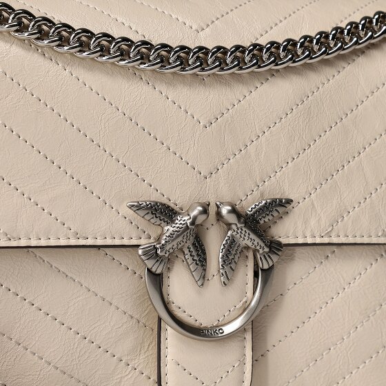 PINKO Love One Torba na ramię Skórzany 26 cm