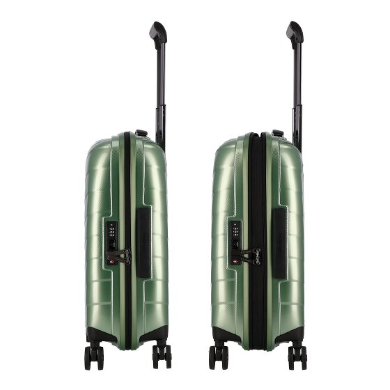 Samsonite Attrix 4 kółka Walizka kabinowy 55 cm z plisą rozprężną
