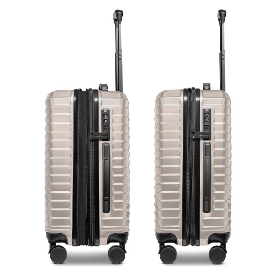 Redolz Essentials 18 4 kółka Walizka kabinowy 55 cm z plisą rozprężną