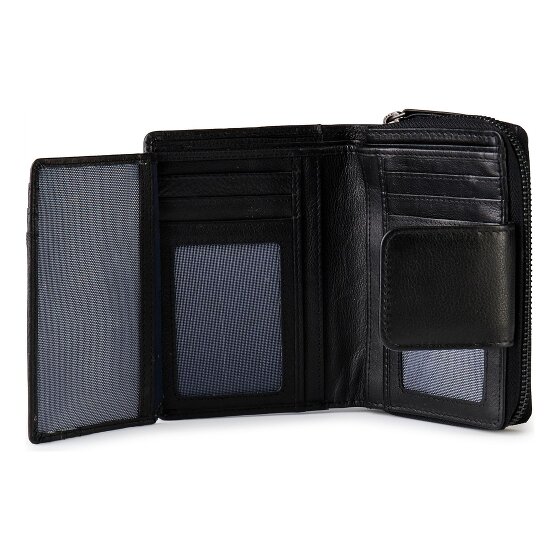 Jack Kinsky Livorno 511 Portfel Ochrona RFID Skórzany 9.5 cm