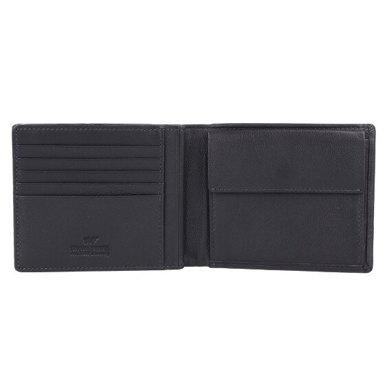Braun Büffel Hannes Portfel Ochrona RFID Skóra 12 cm