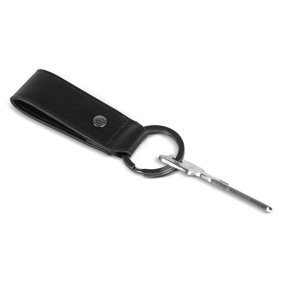 bugatti Black Magic Brelok do kluczy Skórzany 3.5 cm