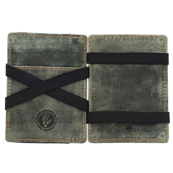 Greenburry Vintage Magic Wallet RFID Leather 10 cm