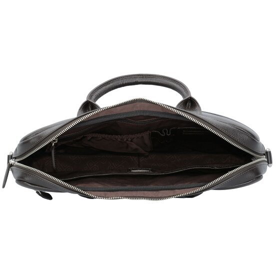 Picard Skórzana aktówka Milano 38 cm z przegrodą na laptopa