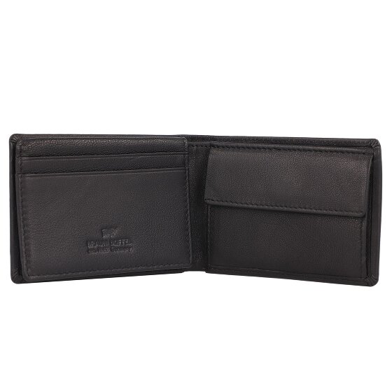Braun Büffel Hannes Portfel Ochrona RFID Skórzany 10.5 cm