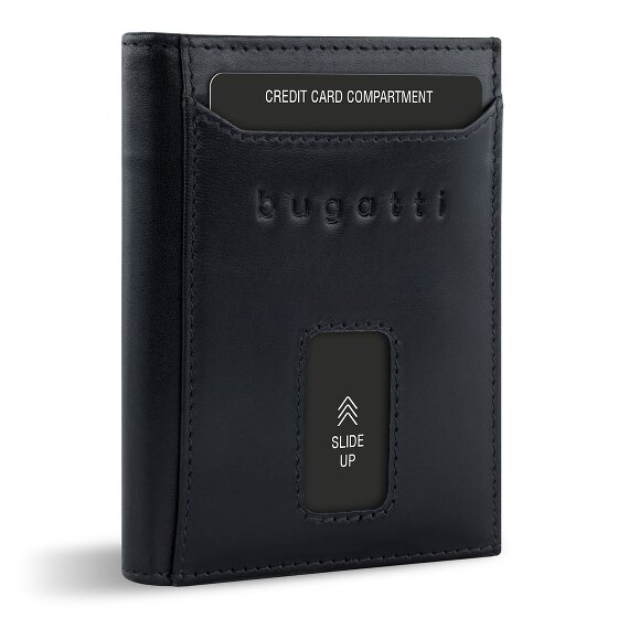 bugatti Secure Slim Portfel Ochrona RFID Skórzany 8 cm