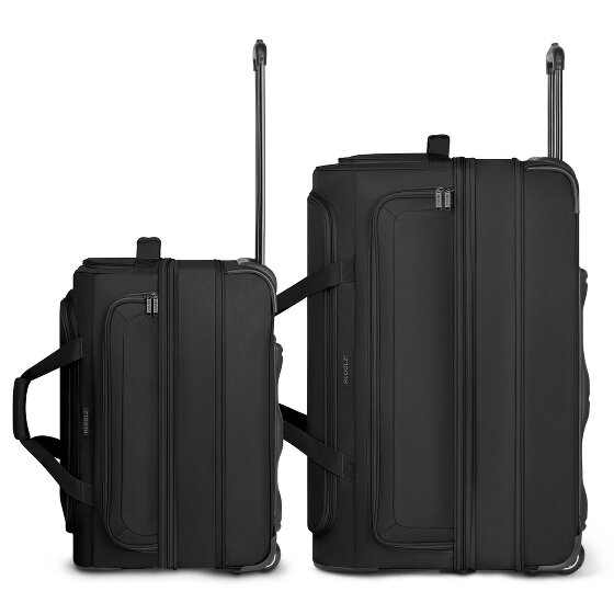 Redolz Zestaw 2-kołowych toreb podróżnych Duffle Essentials 2 szt. M+L z elastycznym zagięciem