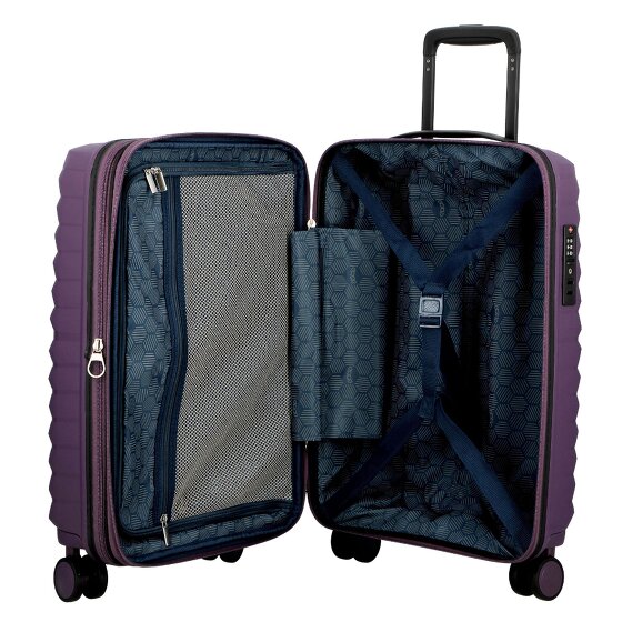 Jump Xwave 4 kółka Walizka kabinowy 55 cm z plisą rozprężną