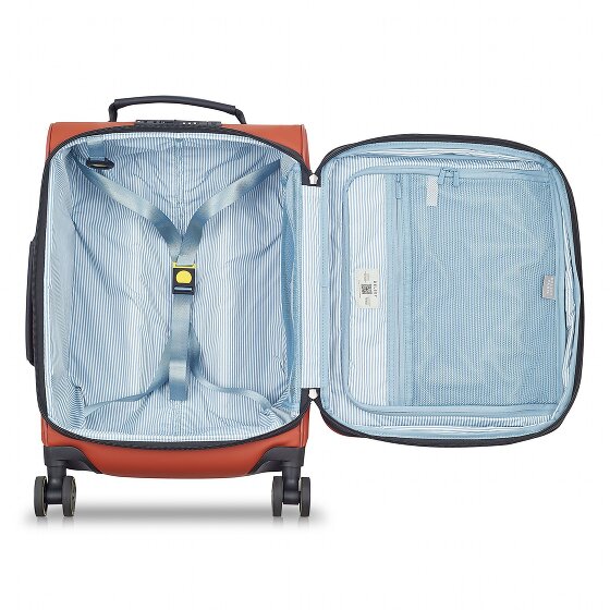 Delsey Paris Turenne Soft 4 kółka Walizka kabinowy 55 cm z plisą rozprężną