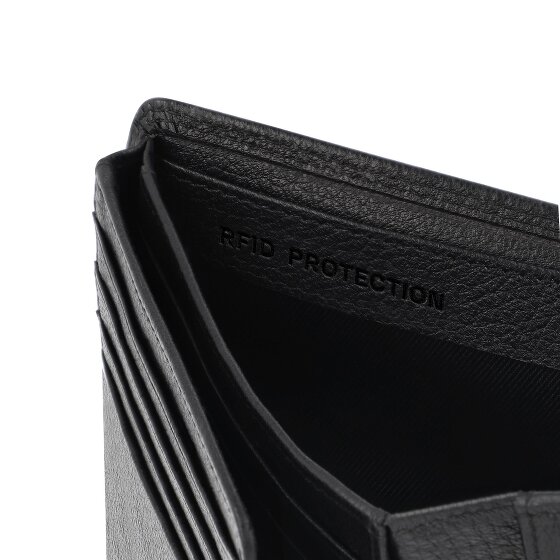 Redolz Leather Essentials QF portfel RFID skórzany rozkładany 12 cm