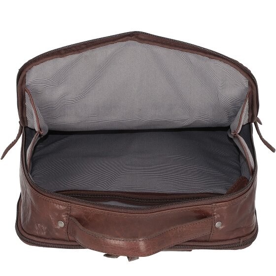 Spikes & Sparrow Bronco Plecak skórzany 40 cm Komora na laptopa