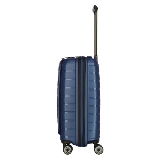 Travelite Air Base 4 kółka Walizka kabinowa 55 cm Komora na laptopa