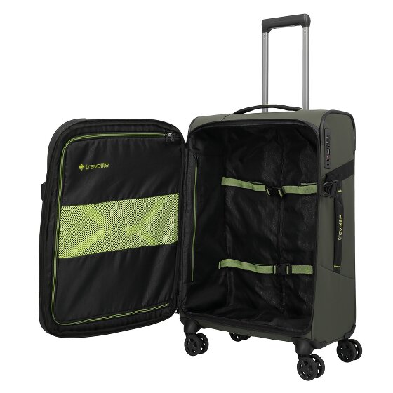 Travelite Briize 4 kółka Zestaw walizek 3-części z plisą rozprężną